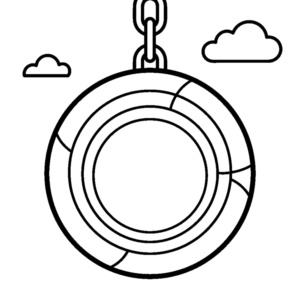 Giant Bouncy Ball coloring page