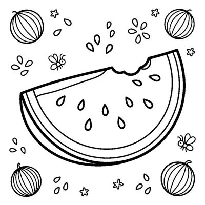 A big juicy slice of watermelon