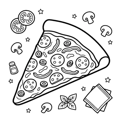 A slice of pizza