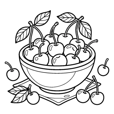 A bowl of cherries