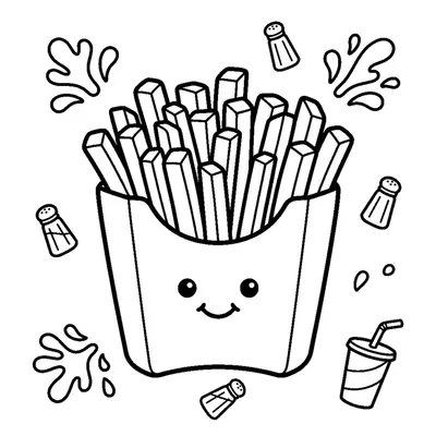 A box of french fries