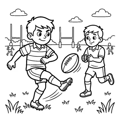 A player passing the ball sideways to a running teammate