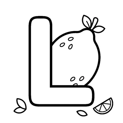 Letter L and a lovely Lemon