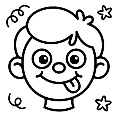 Naughty Kid Sticking Tongue Out