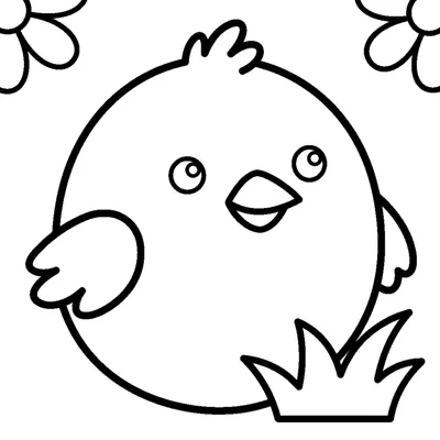 Chubby little chick