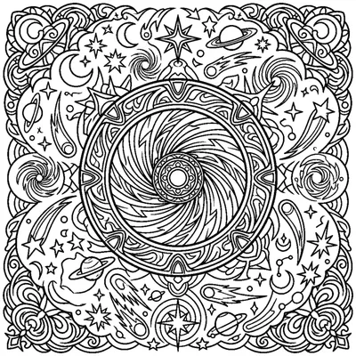 Stargate Portal Universe Mandala